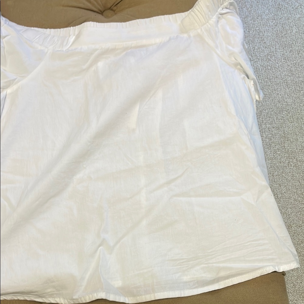 ASOS Petite White Blouse with Long Sleeves